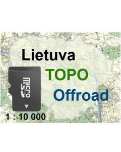 Lietuvos Topo Offroad žemėlapis SD kortelėje