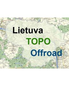 Lietuvos topo Offroad žemėlapis