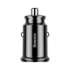 Baseus Grain 2x USB 5V 3.1A automobilinis įkroviklis juodas