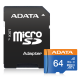 ADATA Premier microSDXC/SDHC UHS-I Class 10 64 GB atminties kortelė