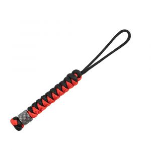 M-TAC Viper lanyard, Cylindre Stainless Steel, peilio virvutė, Black/Red