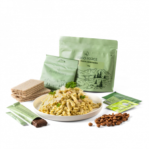 Food Force Makaronai Carbonara, dehidratuotas patiekalas, pagrindinis davinys, 1285 kcal