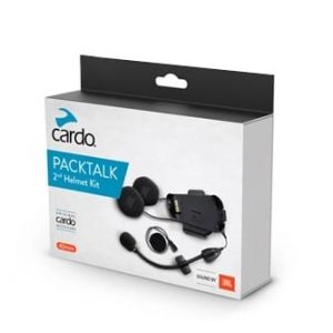 Cardo Packtalk 2ND helment with sound by JBL