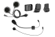 SENA 10C EVO Helmet Clamp Kit tvirtinimas su garsiakalbiais ir mikrofonu