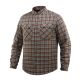 M-TAC Lumberjack medvilniniai marškiniai, Brown/Grey