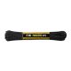 M-TAC Paracord virvė 475, juoda, atspindinti šviesą, 15m