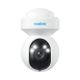Reolink E540 išmanioji 5MP WiFi PTZ kamera su 3X optiniu priartinimu, judesio sekimu, prožektoriais ir IP65 atsparumu