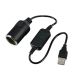 Lampa USB į 12 V lizdą įtampos keitiklis, iki 1 A