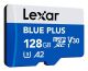 Lexar BLUE PLUS microSDXC atminties kortelė, 128 GB, UHS-I, A2, V30, 170 MB/s