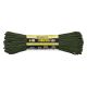 M-Tac paracord virvė 550 tipo III, 30 m, žalia