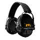 Sordin Supreme Pro-X headband PVC taktinės ausinės Black Leather
