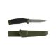Morakniv Companion S išgyvenimo peilis, nerūdijantis plienas, Military Green