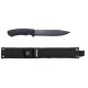 Morakniv Pathfinder BlackBlade C išgyvenimo peilis, anglinis plienas, juodas