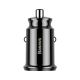 Baseus Grain 2x USB 5V 3.1A automobilinis įkroviklis juodas
