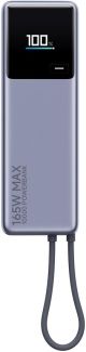 Xiaomi 165W Power Bank 10000 su integruotu USB-C laidu, 10 000 mAh