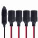 Powemax įkroviklio lizdų šakotuvas - dalintuvas „3 in 1“ 12V/24V