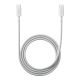 Xiaomi pintas USB-C į USB-C kabelis 6A, 1 m, baltas