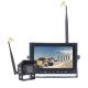 Bevielė HD Wi-Fi vaizdo stebėjimo sistema transportui su 7" monitoriumi ir kamera