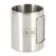 M-Tac termopuodelis su sulankstoma rankena, 450 ml, chromuotas