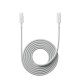 Xiaomi pintas USB-C į USB-C kabelis 6A, 2 m, baltas