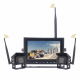 Bevielė HD Wi-Fi vaizdo stebėjimo sistema transportui su 7" monitoriumi ir 2 kameromis