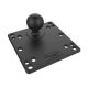 RAM® Mounts rutulio tvirtinimas ant bėgelio (C)