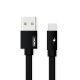 Remax Kerolla USB / Type-C kabelis RC-094a juodas, 2m-Juodas RC-094A