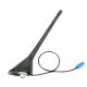 Antena tvirtinama ant stogo Skoda/VW/Seat trumpa su Fakra antgaliu