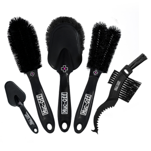 Muc-Off 5x Premium Brush Set dviračių valymo šepečių rinkinys, 5 vnt.