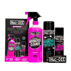 Muc-Off Motorcycle Clean Protect Lube Kit motociklo priežiūros rinkinys