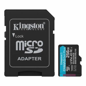 Kingston Canvas Go! Plus microSDXC 256 GB atminties kortelė